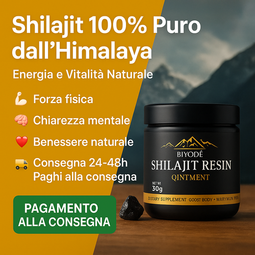 Shilajit 100% puro dell'Himalaya 💎Energía, Vitalidad y Bienestar Natural